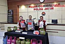 Polda Jatim ungkap penyalahgunaan gas LPG subsidi di Malang