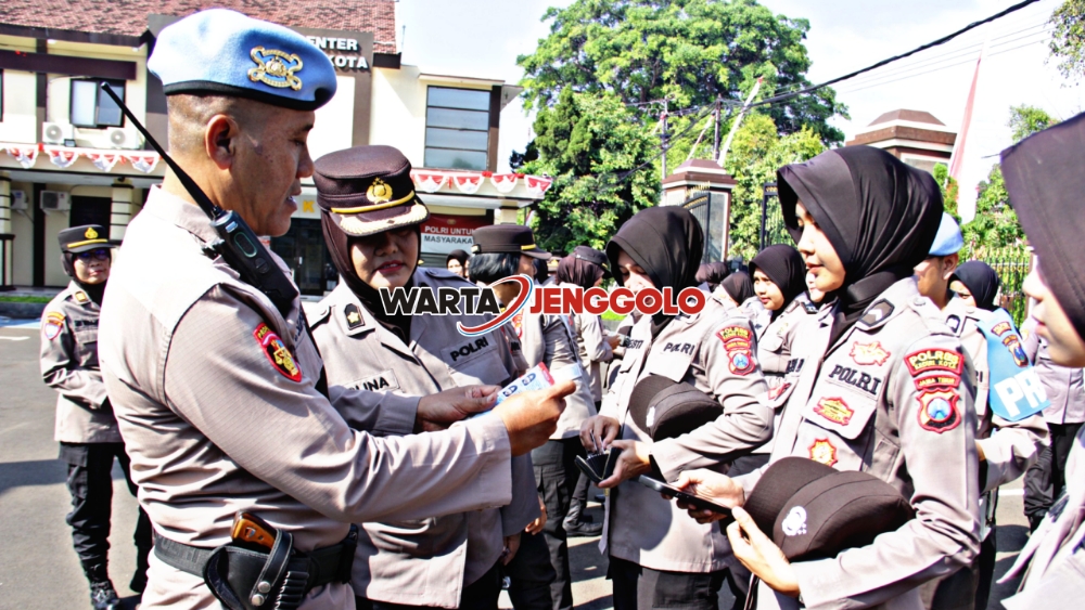Polres Kediri Kota gelar Gaktibplin Hari Jadi Polwan ke-77