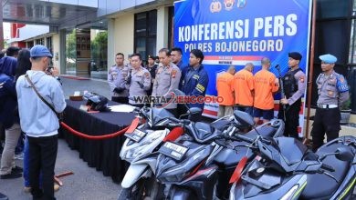 Motor curian yang berhasil diamankan Polres Bojonegoro