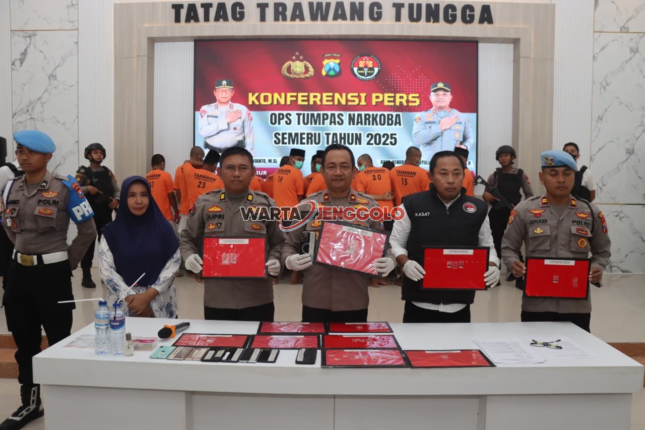 Polres Pamekasan amankan barang bukti narkoba dalam Operasi Tumpas Semeru 2025