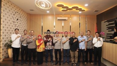 KPU Kabupaten Kediri bersilaturahmi ke Polres Kediri Kota