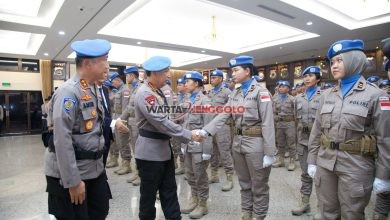 Kapolri melepas Satgas FPU 7 MINUSCA di Jakarta
