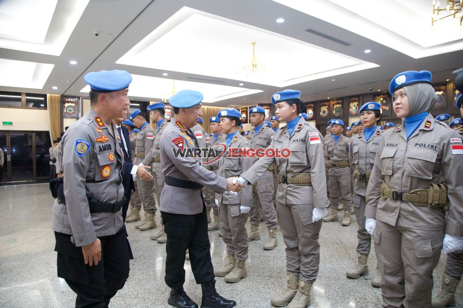 Kapolri melepas Satgas FPU 7 MINUSCA di Jakarta
