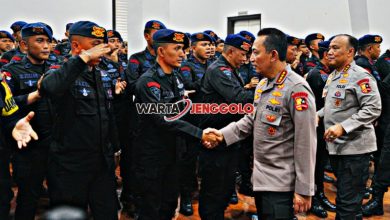 Kapolri saat kunjungan ke Mako Brimob Kwitang