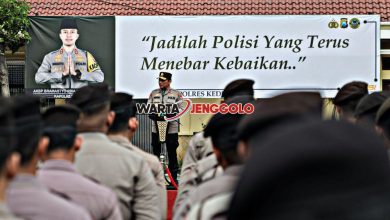 Kapolda Jatim menegaskan tidak ada toleransi aksi anarkis saat arahan di Polres Kediri