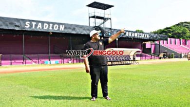 Stadion Brawijaya Kediri yang akan digunakan Persik menghadapi Malut United