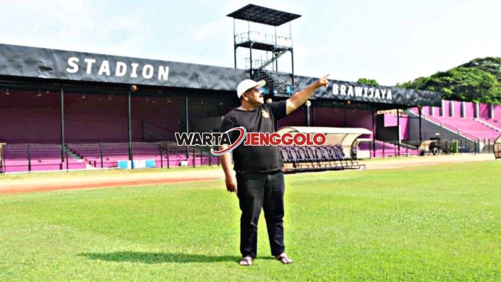 Stadion Brawijaya Kediri yang akan digunakan Persik menghadapi Malut United