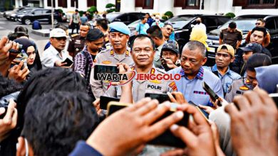 Polrestabes Surabaya memberi keterangan pers terkait penetapan dua tersangka baru