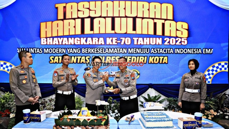 Pembukaan acara tasyakuran Hari Lalu Lintas Bhayangkara ke-70
