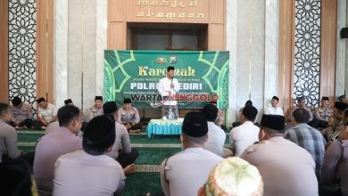 Pembinaan rohani dan mental anggota Polres Kediri