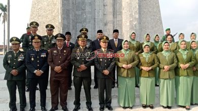 Sinergitas TNI dan Polri dalam peringatan HUT TNI ke-80 di Kediri