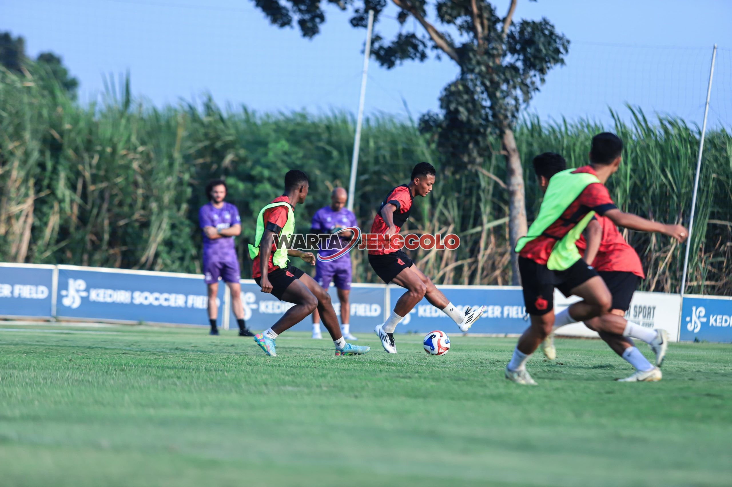 Rifqi Ray saat latihan bersama di Persik Kediri