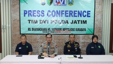 Konferensi pers hasil identifikasi enam jenazah Santri Ponpes Al-Khoziny Sidoarjo
