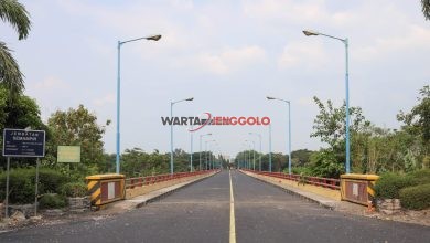 Jembatan Semampir Kediri kembali dibuka setelah rampung lebih cepat dari target