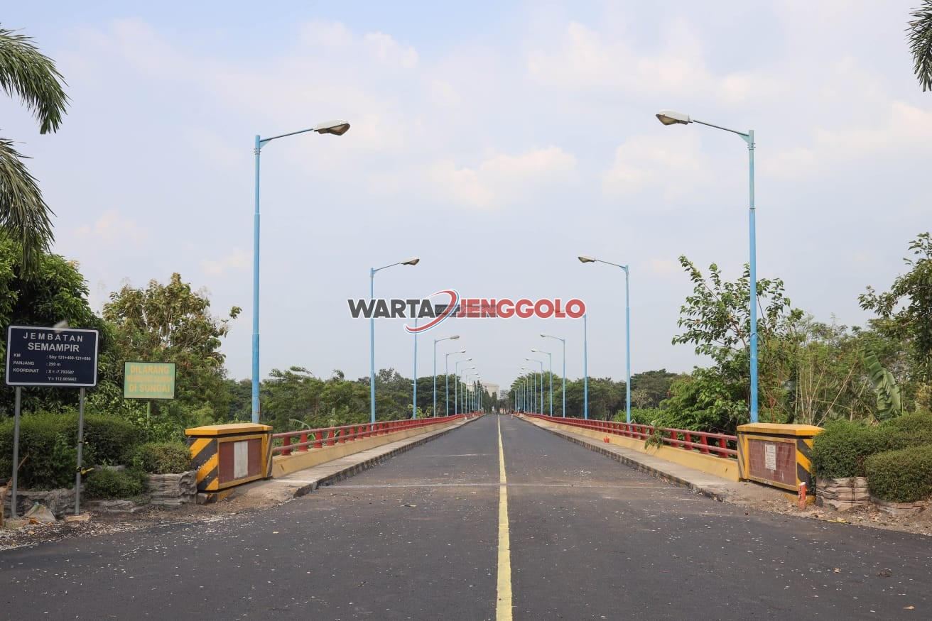 Jembatan Semampir Kediri kembali dibuka setelah rampung lebih cepat dari target