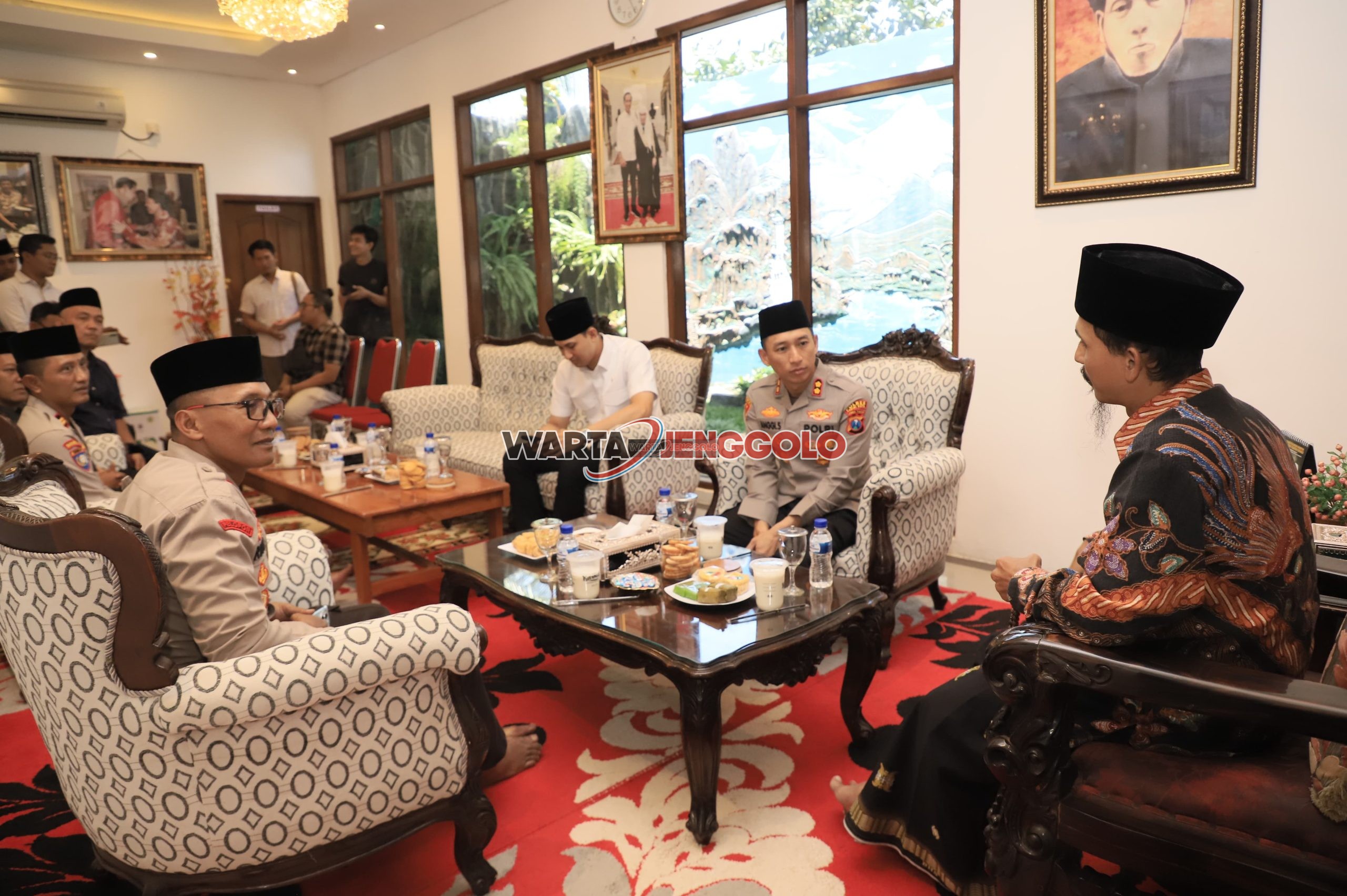 Silaturahmi Kapolres Kediri Kota di Pondok Pesantren Kedunglo Wahidiyah, perkuat sinergi dan kebersamaan