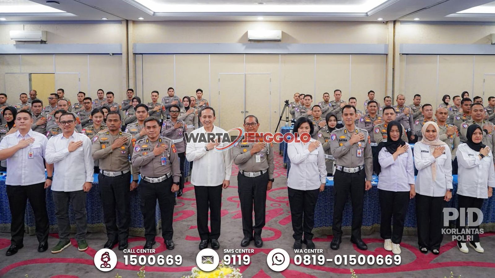 Korlantas Polri menggelar Simposium Target PNBP 2025 untuk memperkuat layanan publik terintegrasi