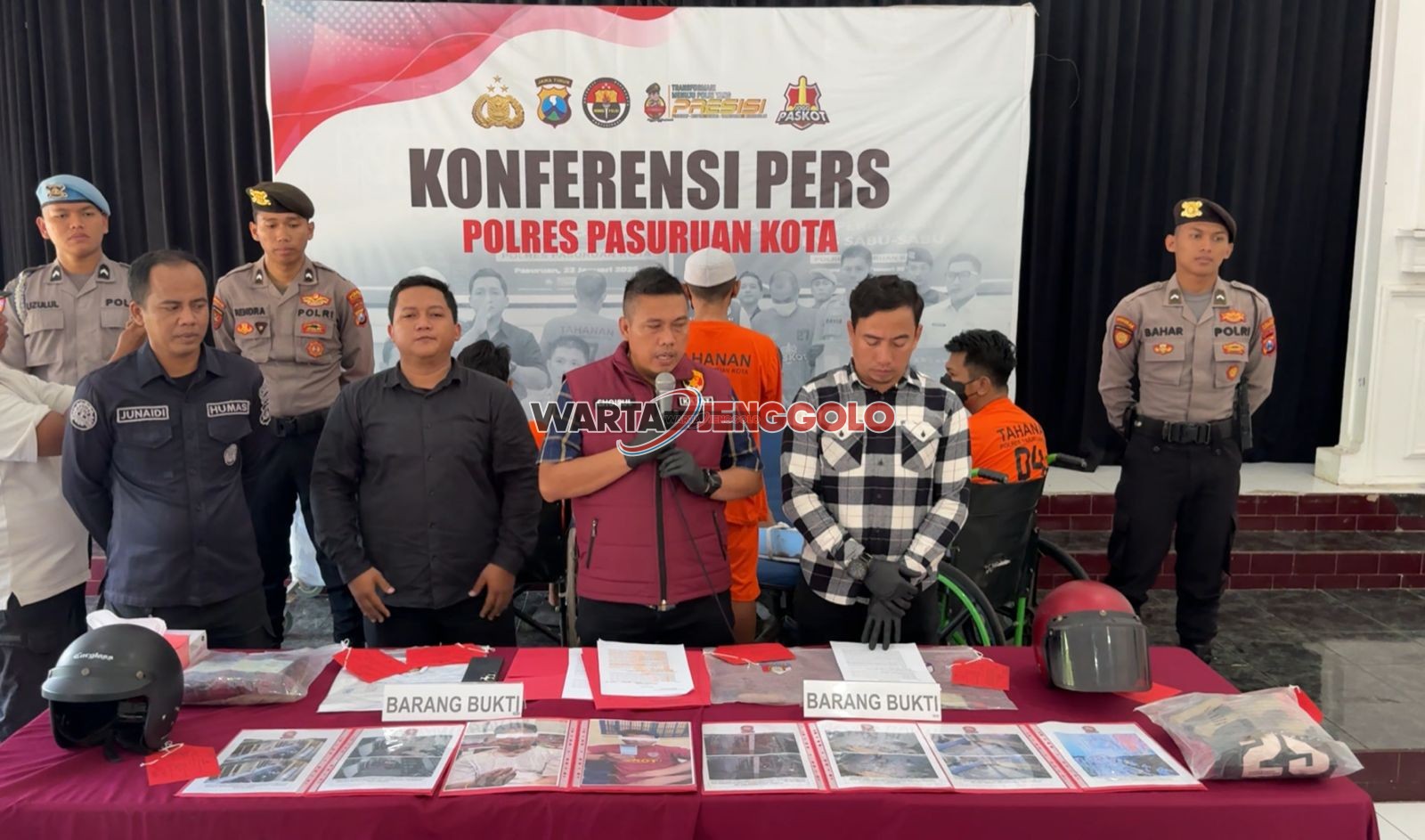 Barang bukti sindikat Curanmor atas hasil program 10.000 CCTV