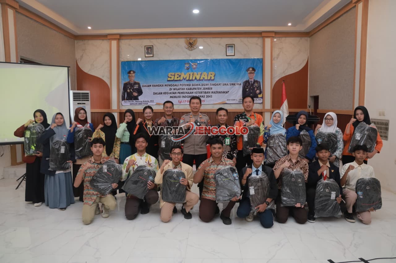 Kegiatan pembinaan pelajar hasil kolaborasi Polres Jember, Disdik, dan perguruan tinggi di Jember
