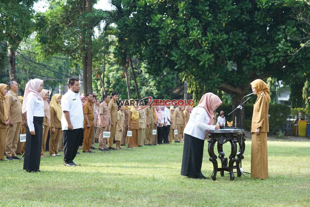 Suasana penandatanganan pakta integritas ASN bersama Mbak Wali di Kota Kediri