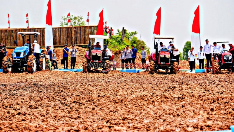 Wapres Gibran Rakabuming Raka mengikuti penanaman jagung serentak kuartal IV Polri