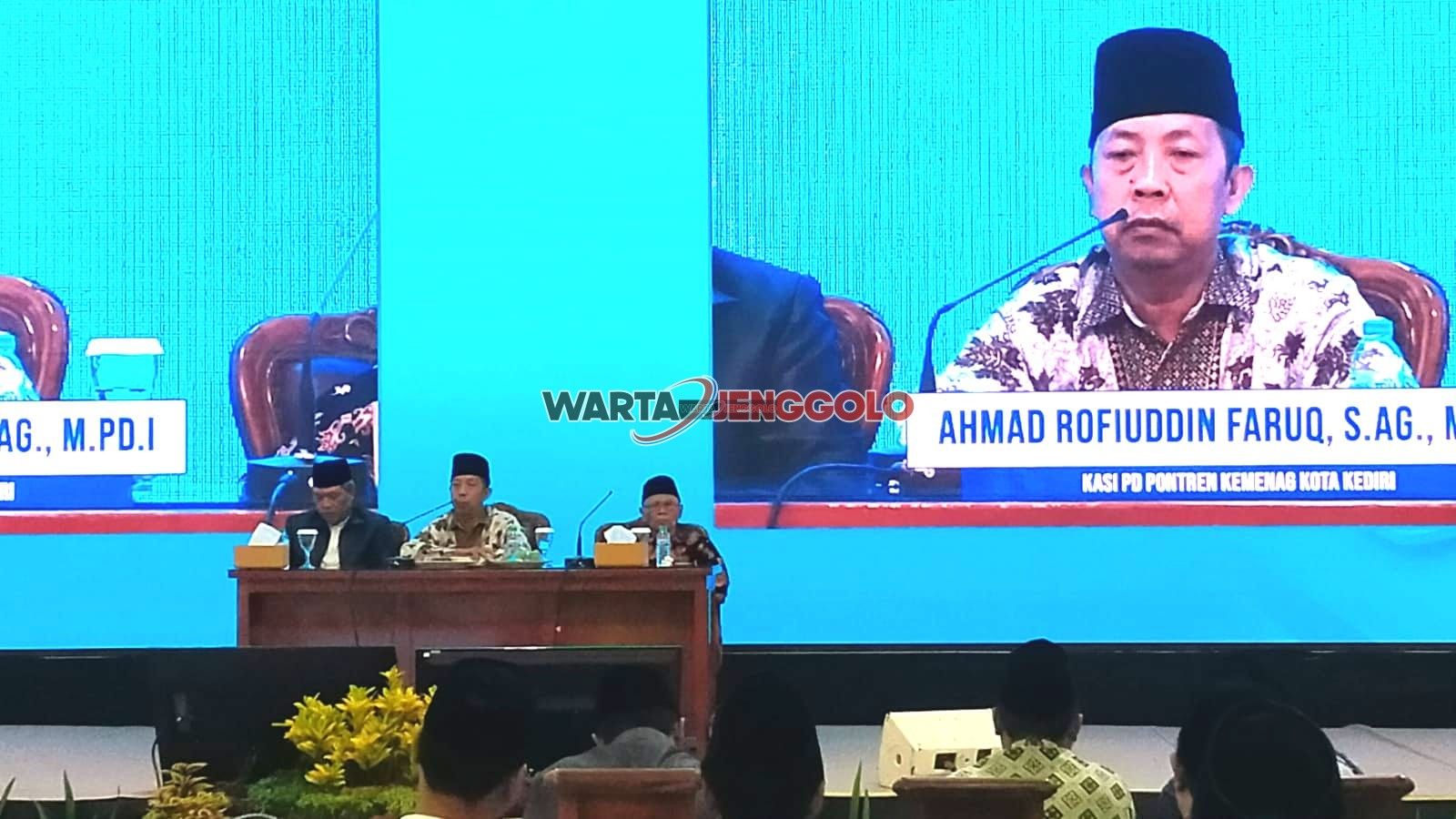 Pembinaan operator EMIS Kemenag Kota Kediri oleh Wali Barokah.