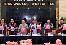 Barang bukti ekstasi yang diamankan Bareskrim Polri dalam pengungkapan kasus di Tol Lampung.