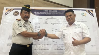 Deklarasi Lapas Kediri dan BNN Kota melawan narkoba dan pungli